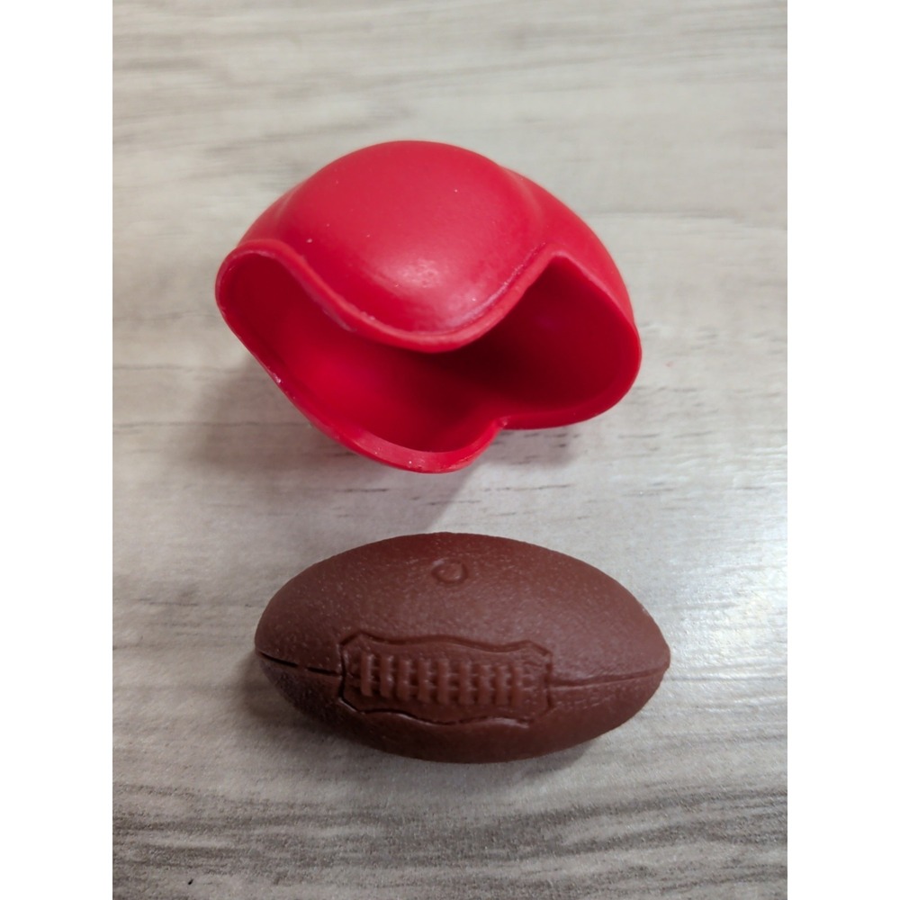 Vintage Barbie Ken Red Football Helmet 1963 Touchdown Hero #799 1963